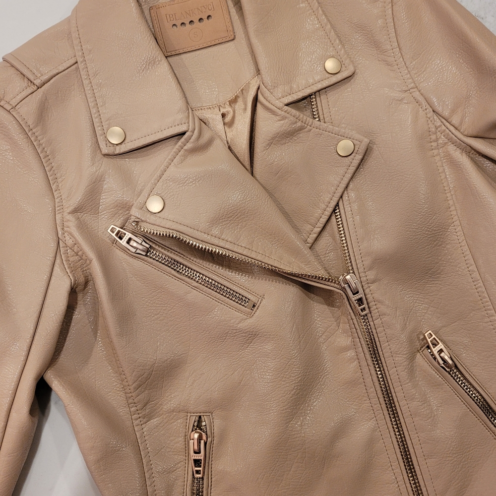 Blank NYC Vegan Leather Jacket, Small